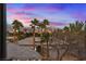 Beautiful view featuring palm trees and rooftops, capturing the essence of luxury living and neighborhood charm at 4288 Veraz St, Las Vegas, NV 89135