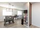 View of the Dining Room complete with modern pendant lighting at 4421 Halbert Ave, Las Vegas, NV 89110