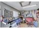 Organized garage featuring work benches, shelving, and a convenient layout for hobbies and projects at 478 Potomac St, Henderson, NV 89015