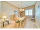 Inviting dining room with a chandelier, perfect for Gathering meals and gatherings at 5295 Acqua Ln, Pahrump, NV 89061