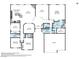 Detailed 2D floor plan showcasing layout including primary bedroom, kitchen/meals, garage and bedrooms at 5968 Saint Lazare St, Las Vegas, NV 89130