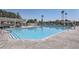 Large community pool featuring multiple lanes for swimming laps and plenty of space for relaxing poolside at 6412 Yarmouth Dr, Las Vegas, NV 89108