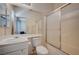 Clean bathroom featuring a shower-tub combination at 7905 Brent Leaf Ave, Las Vegas, NV 89131