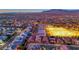 An aerial view shows a quiet community with easy access to recreation areas at 10184 Fire Skye Ave, Las Vegas, NV 89166