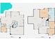 Floor plans for both floors, first and second, showing the room layout of the home at 2008 Arbor Forest St, Las Vegas, NV 89134