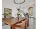 Bright foyer with staircase, chandelier, and high ceilings at 2008 Arbor Forest St, Las Vegas, NV 89134