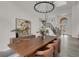 Bright foyer with staircase, chandelier, and high ceilings at 2008 Arbor Forest St, Las Vegas, NV 89134