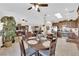 Open floor plan connecting the living room, dining area and kitchen provides ample living space at 2244 Garden City Ave, Henderson, NV 89052