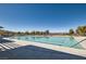 A large swimming pool with clear water provides a luxurious and refreshing community amenity at 225 Sul Ponticello Ave, Las Vegas, NV 89011