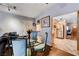 A cozy dining area leads to a kitchen, enhancing the open feel of the home at 2345 Steinke Ln, Las Vegas, NV 89108