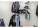 Walk-in closet featuring installed shelving and ample hanging space for storage at 2712 Rialto Rd, Las Vegas, NV 89108