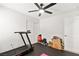 Spare room featuring a rubber floor, treadmill, and plenty of space at 2724 High Echelon Rd, North Las Vegas, NV 89086