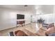 Bright living area featuring tile floors and modern design at 3163 High View Dr, Henderson, NV 89014