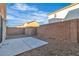 A backyard featuring desert landscaping with a concrete patio at 4228 Hickman Ct, Las Vegas, NV 89129