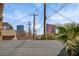 Cityscape with the silhouette of the city's buildings and structures visible from a distance at 4629 Lilliput Ln, Las Vegas, NV 89102