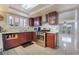 Well-lit kitchen featuring stainless steel appliances, tile backsplash, and modern fixtures at 5385 Ravendale Cir, Las Vegas, NV 89120