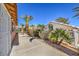 Backyard patio with table and chairs at 5452 Green Palms St, Las Vegas, NV 89130