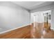 Empty room with recessed lighting, hardwood floors, and neutral paint at 77 Chapman Heights St, Las Vegas, NV 89138