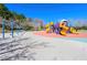 Community playground with swings, slides, and soft ground, perfect for children to enjoy at 77 Chapman Heights St, Las Vegas, NV 89138