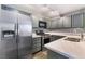 Stylish kitchen featuring updated countertops and stainless steel appliances at 8452 Boseck Dr # 285, Las Vegas, NV 89145