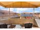 Relaxing patio with seating offers community views at 8452 Boseck Dr # 285, Las Vegas, NV 89145