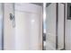 A pristine, tiled shower offers a clean and bright space at 8452 Boseck Dr # 285, Las Vegas, NV 89145