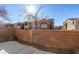 A fenced backyard providing privacy and space for outdoor activities at 2049 Audrey Hepburn St, Las Vegas, NV 89142