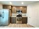 Modern kitchen featuring stainless steel appliances and granite countertops at 2241 Chandler Ranch Pl, Laughlin, NV 89029