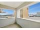 Balcony view showcasing the building and its surroundings, featuring city skyline and clear sky at 2700 Las Vegas Blvd # 1604, Las Vegas, NV 89109