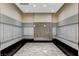 Elegant lobby area with a bank of mailboxes, sleek modern finishes, and marble accents at 2700 Las Vegas Blvd # 1604, Las Vegas, NV 89109