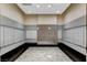 Hallway with mailboxes and elegant tile flooring creating a modern and clean aesthetic at 2700 Las Vegas Blvd # 1604, Las Vegas, NV 89109