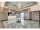 Modern lobby with gray marble floors, statement lighting, and access to building amenities at 2700 Las Vegas Blvd # 1604, Las Vegas, NV 89109