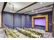 Enjoy movies in this theater room with tiered seating, ambient lighting and a large screen for viewing at 2700 Las Vegas Blvd # 1604, Las Vegas, NV 89109