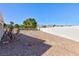 Wide open desert landscaped backyard at 3109 Bangor Ct, Las Vegas, NV 89134