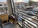 Balcony featuring outdoor furniture and a view of the parking lot at 3318 N Decatur Blvd # 2057, Las Vegas, NV 89130