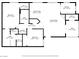 Detailed floor plan showcasing the layout and dimensions of this spacious condo unit at 3412 Winterhaven St # 101, Las Vegas, NV 89108