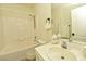 Bathroom features a shower and tub combo, toilet, and single vanity at 4300 S Gressa St, Pahrump, NV 89061