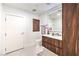 Bathroom showcasing a floating vanity and modern fixtures at 4515 Dean Martin Dr # 201, Las Vegas, NV 89103