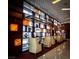 Lobby seating area with decorative shelving and natural light at 4515 Dean Martin Dr # 201, Las Vegas, NV 89103