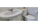 Clean bathroom features a white sink and toilet at 5382 El Nevero St, Las Vegas, NV 89166