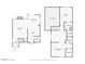 Floor plan of the home, first and second floor at 7020 English Mist Cir, Las Vegas, NV 89128