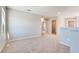 A cozy upstairs bedroom is featuring neutral walls, and carpet flooring at 10246 Bloom Quick Ct, Las Vegas, NV 89141