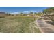 Expansive community green space with walking paths, mature trees, and landscaping for recreation at 10332 Sweet Laurel St, Las Vegas, NV 89178