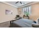 Spacious main bedroom with neutral tones, ample natural light, and stylish decor at 1045 Chestnut Chase St, Las Vegas, NV 89138