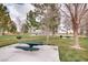 Community park with picnic tables, mature trees, and well-maintained green grass at 1045 Chestnut Chase St, Las Vegas, NV 89138