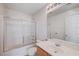 Bathroom featuring a bathtub, and a single sink at 10505 Cold Mountain Ave, Las Vegas, NV 89129