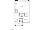 First floor plan showcases a layout for a three bedroom home, including a garage and porch at 1513 Bat Hawk St, Las Vegas, NV 89144