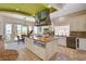 Gourmet kitchen with a center island cooktop, granite counters, and stainless steel appliances at 2 Camino Barcelona Pl, Henderson, NV 89011