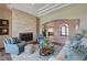 Inviting living room features a fireplace, stylish furnishings, and an open layout perfect for entertaining guests at 2 Camino Barcelona Pl, Henderson, NV 89011