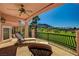 Inviting outdoor patio space with seating, perfect for relaxing and enjoying the scenery at 2 Camino Barcelona Pl, Henderson, NV 89011